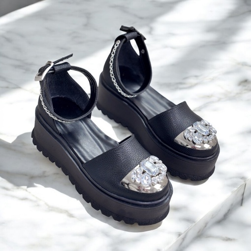 Sandale Dama / Harle negru PIG - Img 2