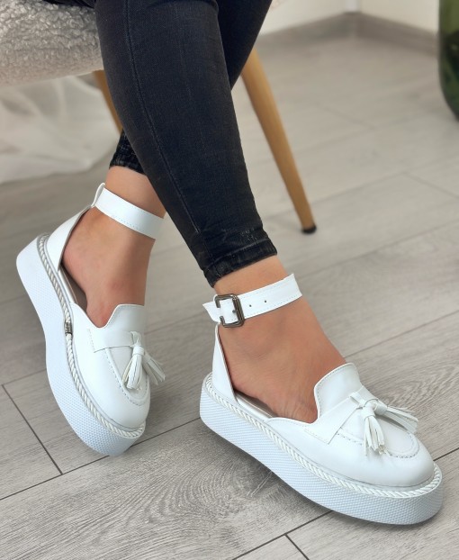 Pantofi Casual / Amy S Alb - Img 6