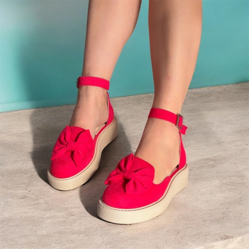 Pantofi casual Fucshia model - Oxi PN - Img 5