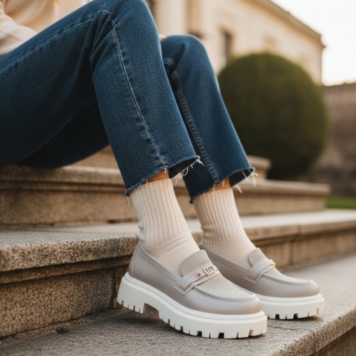 Pantofi Casual khaki model - Saya - Img 3