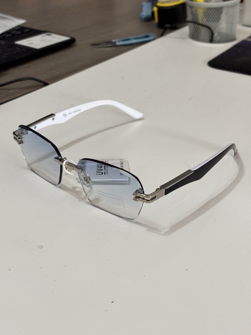 Ochelari de soare dama - albastru UV400 - 2020-502 (Toc inclus) - Img 5