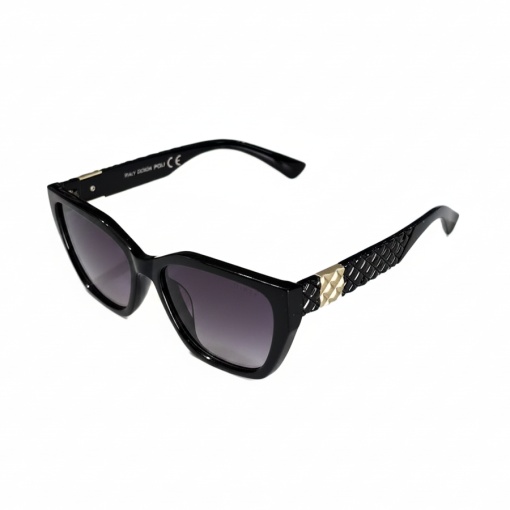 Ochelari de soare dama - negru UV400 - AP7555 (Toc inclus) - Img 2
