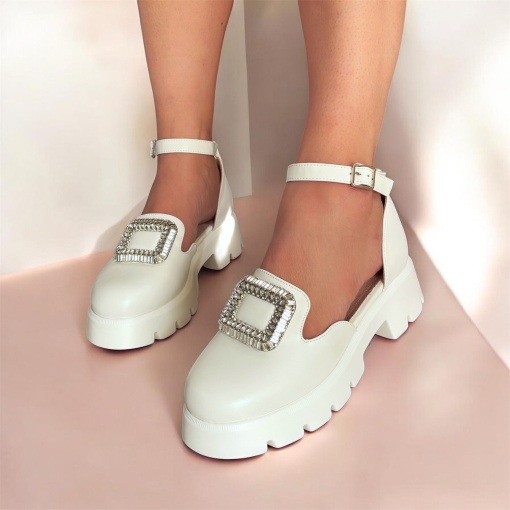 Pantofi casual albi model - Amiri S - Img 4