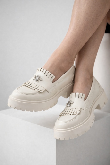 Pantofi casual bej - model Olga S - Img 6