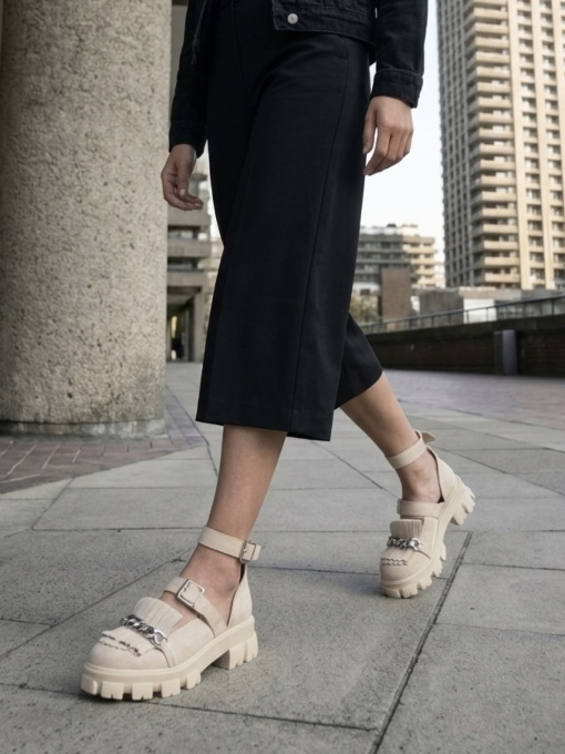 Pantofi casual dama bej New Aysha - PN - Img 3