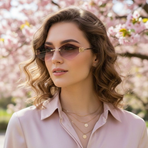 Ochelari de soare dama - roz UV400 - 2020-386 - Img 4