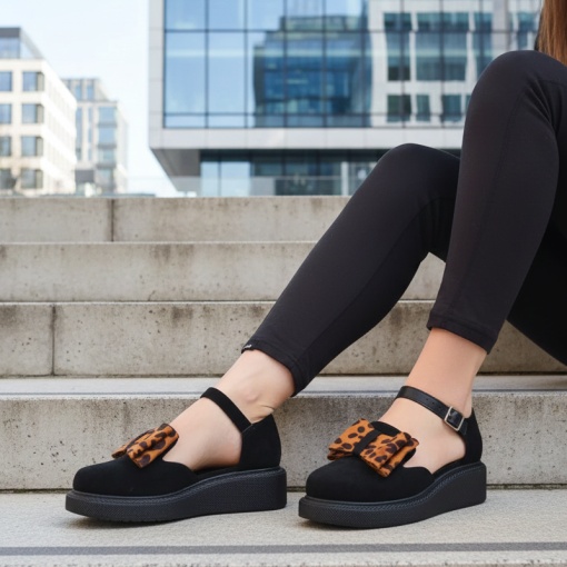 Pantofi Casual / Lexa Negru Leo PN - Img 2
