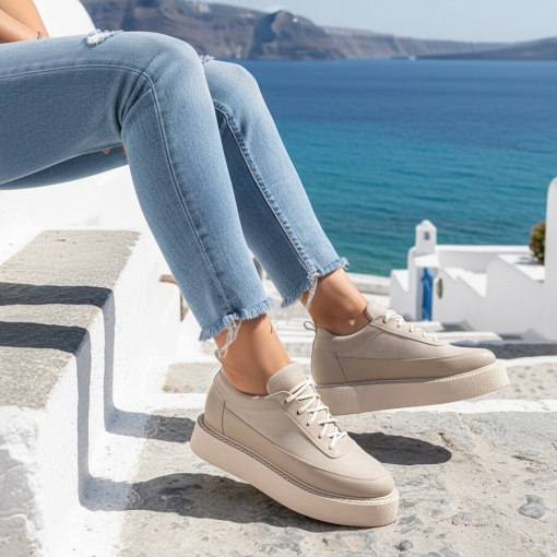 Pantofi Casual / Nadin Begie PIG - Img 3