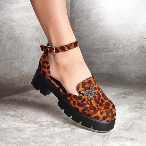 Pantofi casual animal print model - Fly PN - Img 3