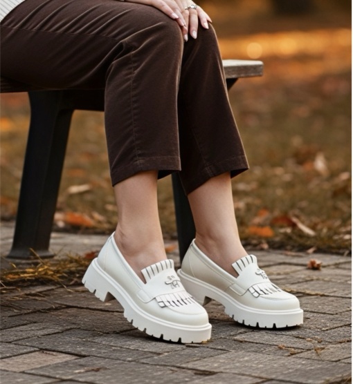 Pantofi casual bej - model Olga S - Img 3
