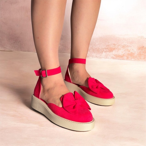 Pantofi casual Fucshia model - Oxi PN - Img 3