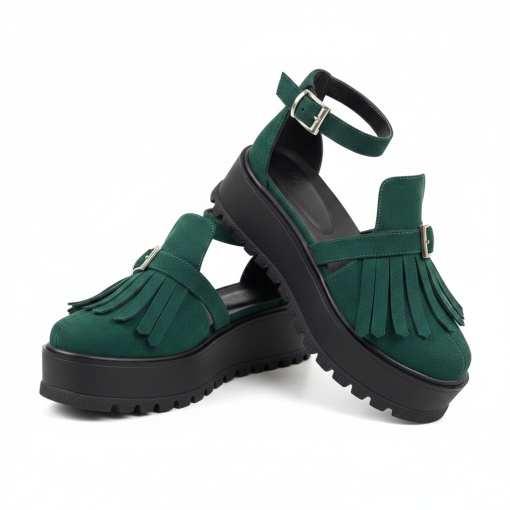 Pantofi Casual verzi model - Erisa PN - Img 2