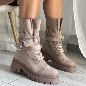 Ghete Damă kaki - Model Emi PN
