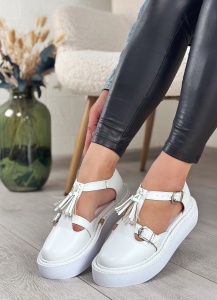 Pantofi Casual albi model - Ozi S - Img 2