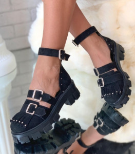 Pantofi Casual / Aysha Negru PN - Img 4