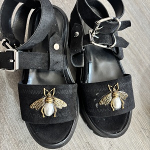 Sandale Dama negre model - New Bee PN (Imperfectiuni)