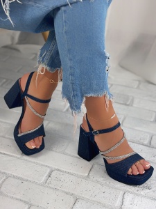 Sandale Toc / Ava Denim - Img 2