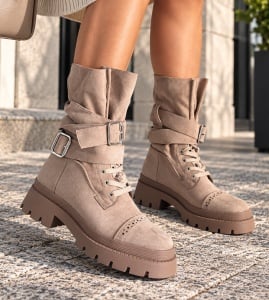 Ghete Damă kaki - Model Emi PN
