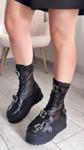 Ghete de Vara Dama Negre – Model Long Summer Saga S