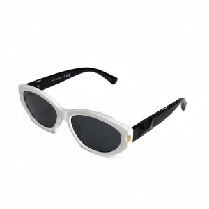 Ochelari de soare dama - alb/negru UV400 - AP7543 (Toc inclus) - Img 2