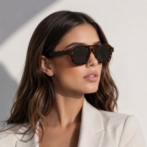 Ochelari de soare dama - animal print UV400 - P9624