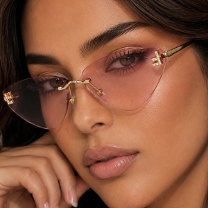 Ochelari de soare dama - roz 64F