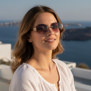 Ochelari de soare dama - roz UV400 - 2020-386