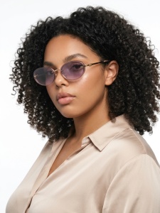 Ochelari de soare dama - roz UV400 - 2020-525 (Toc inclus) - Img 3