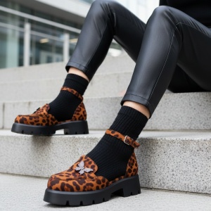 Pantofi casual animal print model - Fly PN - Img 4