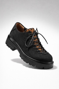 Pantofi casual negri Animal Print model - Pepe PN - Img 3