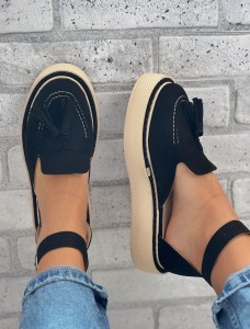 Pantofi Casual negri model - Amy NEW PN - Img 3