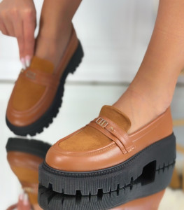 Pantofi Casual / Saya Brown - Img 1