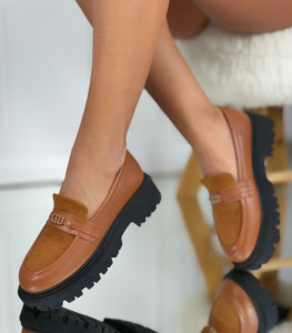 Pantofi Casual / Saya Brown - Img 2