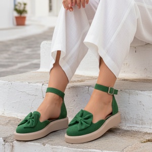 Pantofi casual Verde model - Oxi PN