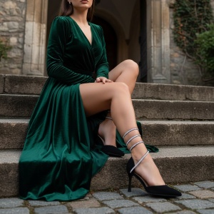Pantofi dama negri model - Medusa - Img 4