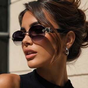 Ochelari de soare dama - negru 2020-510