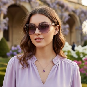 Ochelari de soare dama - roz UV400 - P9561