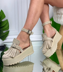 Pantofi Casual / Erisa Begie - Img 1