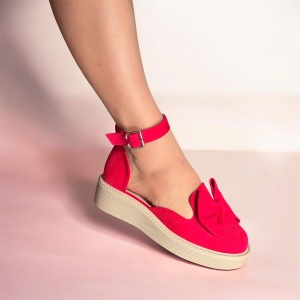 Pantofi casual Fucshia model - Oxi PN - Img 4