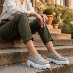 Pantofi Casual khaki model - Saya