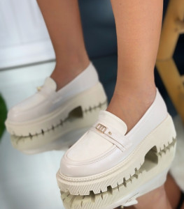 Pantofi Casual / Saya Begie - Img 2