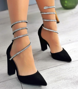 Pantofi Dama / Ally Black PN - Img 1