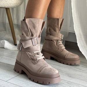 Ghete Damă kaki - Model Emi PN - Img 2