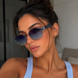 Ochelari de soare dama - albastru UV400 - 2020-529