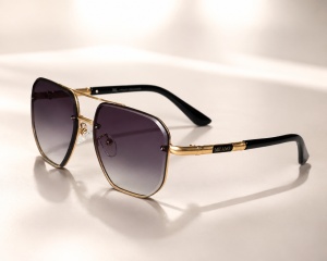 Ochelari de soare dama - gri/negru UV400 - R018 - Img 2