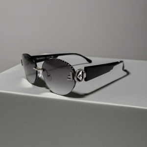 Ochelari de soare dama - negru UV400 - 2020-512 (Toc inclus) - Img 3