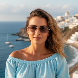 Ochelari de soare dama - roz UV400 - 2020-382 (Toc inclus)