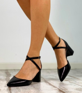 Pantofi dama / Ibis Glitter Negru - Img 2