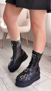Ghete de Vara Dama Negre – Model Long Summer Saga PIG - Img 2