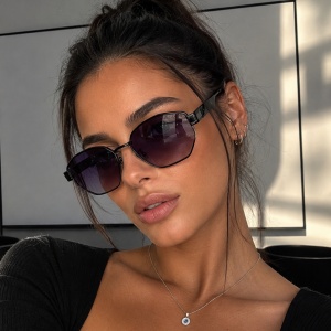 Ochelari de soare dama - negruUV400 - 2020-529